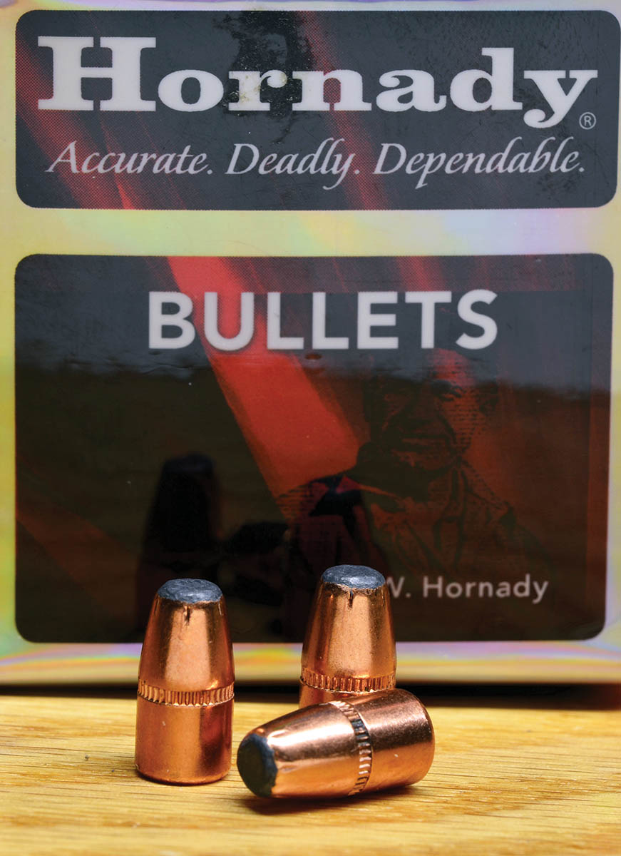 The Hornady 60-grain flatnose is the only jacketed bullet currently available that is suitable for the 25-20 WCF and the 256 Winchester Magnum. Both have specific requirements as to nose  configuration and overall length.